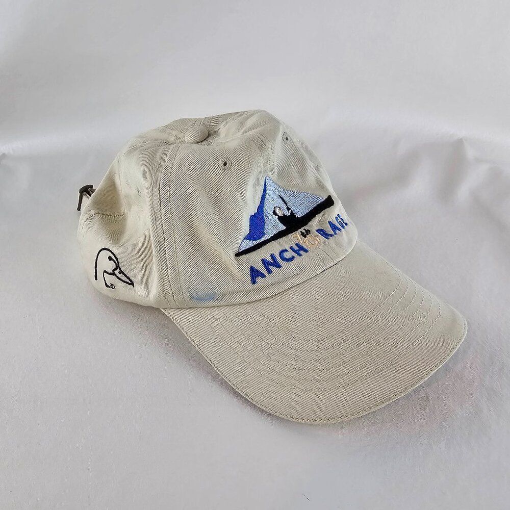 Ducks Unlimited Convention Hat Mens Adjustable Beige Anchorage Dad Strapback